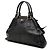 Bolsa Satchel Rebelle Gucci em couro de bezerro preto Medium - vista 2