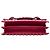 Bolsa de Ombro com Aba Rockstud em Couro Vermelho Valentino - vista 3