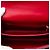 Bolsa de Ombro com Aba Rockstud em Couro Vermelho Valentino - vista 4