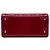 Dior Red Medium Patent Cannage Lady Dior Roja Burdeos - vista 3