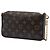 Louis Vuitton Brown Monogram Pochette Felicie Valentine Dog Marrone - vista 2
