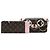 Louis Vuitton Brown Monogram Pochette Felicie Valentine Dog Marrone - vista 6
