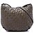 Borsa a tracolla Bottega Veneta in nappa e vernice Intrecciato marrone Taupe