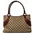 Borsa Tote Gucci in tela GG beige