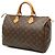 Louis Vuitton Brown Monogram Speedy 35 Marron - vue 2