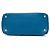 Prada Borsa Galleria Double Zip Small in pelle Saffiano Blu - vista 3
