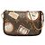 Louis Vuitton Brown Monogram Trunks and Bags Patch Mini Pochette Accessoires Marrom