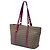 Fendi Beige Zucchino Canvas Superstar Tote Lila - Ansicht 2