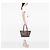Fendi Beige Zucchino Canvas Superstar Tote Lila - Ansicht 5