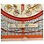 Foulard di seta Hermès Beige Les Voitures Nouvelles 65 - vista 3