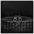 Borsa Sling Bottega Veneta in tela nera e Nappa Intrecciato Nero - vista 6