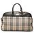Borsa Boston Burberry Beige House Check Canvas