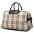 Borsa Boston Burberry Beige House Check Canvas - vista 2