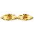 Orecchini a clip rotondi placcati oro Chanel Gold CC D'oro - vista 6