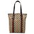 Gucci Beige GG Canvas Web Jolicoeur Tote