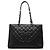 Chanel Black Caviar Grand Shopping Tote Schwarz