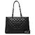 Chanel Black Caviar Grand Shopping Tote Schwarz - Ansicht 7