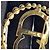 Dior Gold Plated Faux Pearl Strass Clair D Lune Brosche Golden - Ansicht 4