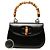 Gucci Black Calfskin Bamboo Night Negro - vista 7