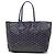 Goyard Blue Goyardine Saint Louis PM Azul Azul escuro