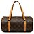 Louis Vuitton Brown Monogram Papillon 28 Marron