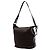 Borsa a tracolla Fendi in tela Zucchino marrone Marrone scuro - vista 2