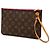 Bolsa Louis Vuitton Brown Monogram Neverfull MM Marrom - vista 2