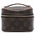 Louis Vuitton Brown Monogram Nice Nano Vanity Case Marrone