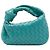 Bottega Veneta Mini Jodie in Nappa Intrecciato Blu Turchese