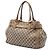 Gucci Running Tote aus beigem GG Canvas - Ansicht 2