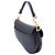 Dior Black Mini Grained Calfskin Saddle Schwarz - Ansicht 2