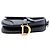 Dior Black Mini Grained Calfskin Saddle Schwarz - Ansicht 3