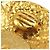 Chanel Gold CC vergoldete runde Clip-On Ohrringe Golden - Ansicht 10