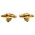 Chanel Gold CC vergoldete runde Clip-On Ohrringe Golden - Ansicht 7