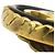 Orecchini a clip rotondi Chanel Black CC placcati oro e smalto Nero - vista 11