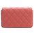 Chanel Pink Mini CC Quilted Lambskin Chain Flap - Ansicht 2