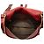 Chloé Red Medium Grained Calfskin Marcie Saddle Crossbody Roja Burdeos - vista 4