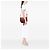Chloé Red Medium Grained Calfskin Marcie Saddle Crossbody Roja Burdeos - vista 6
