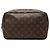 Louis Vuitton Brown Monogram Trousse Toilette 28 Braun