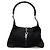 Gucci Bolsa Hobo Jackie em lona preta e bambu Preto