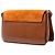 Chloé Faye Crossbody Small em camurça e couro de bezerro castanho Marrom - vista 2