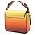 Bolso Satchel C Chloé de piel grabada efecto coco mini ombré amarillo - vista 2