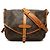 Louis Vuitton Brown Monogram Saumur 30 Marron