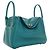Hermès Blue Clemence Lindy 30 Blau - Ansicht 12