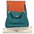 Hermès Blue Clemence Lindy 30 Blau - Ansicht 5