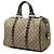 Borsa Joy Boston Gucci Beige Medium GG Supreme Guccissima con patch cuore - vista 2