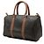 Sac Boston Dior en toile enduite motif nid d'abeille noir - vue 2