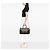 Sac Boston Dior en toile enduite motif nid d'abeille noir - vue 9