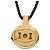 Collana con pendente a forma di flacone di profumo Hermès Gold placcato oro e laccato D'oro - vista 3