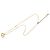 Collar con colgante Dior Gold chapado en oro logo CD Dorado
